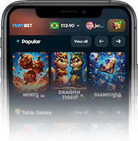 Interfejs Magic365 Casino z opcjami nawigacji